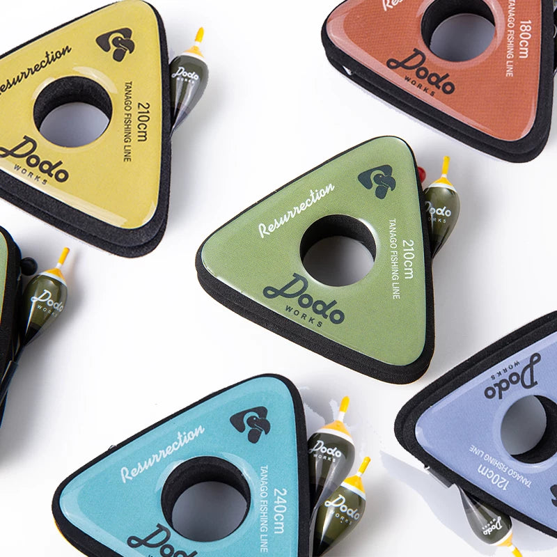 Dodo Works Tanago Micro Fishing Set - Sensitive Nano Floats, Japanese Toray Hand-Tied Line, Triangular EVA Spool & | ZHUSROD