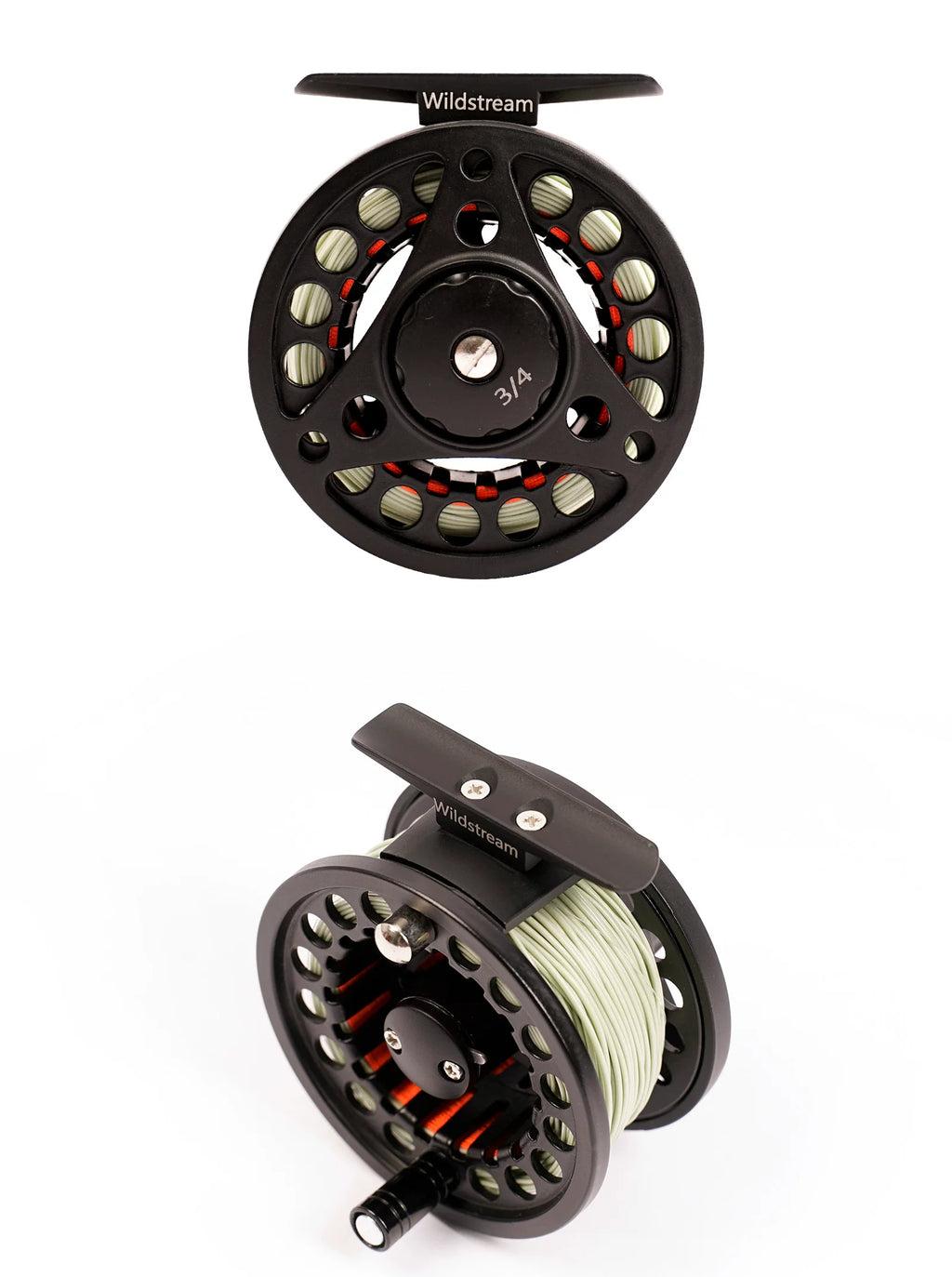 Wildstream aluminum alloy fly fishing reel combo with fly fishing line set - specifically for fly fishing rods - An | ZHUSROD