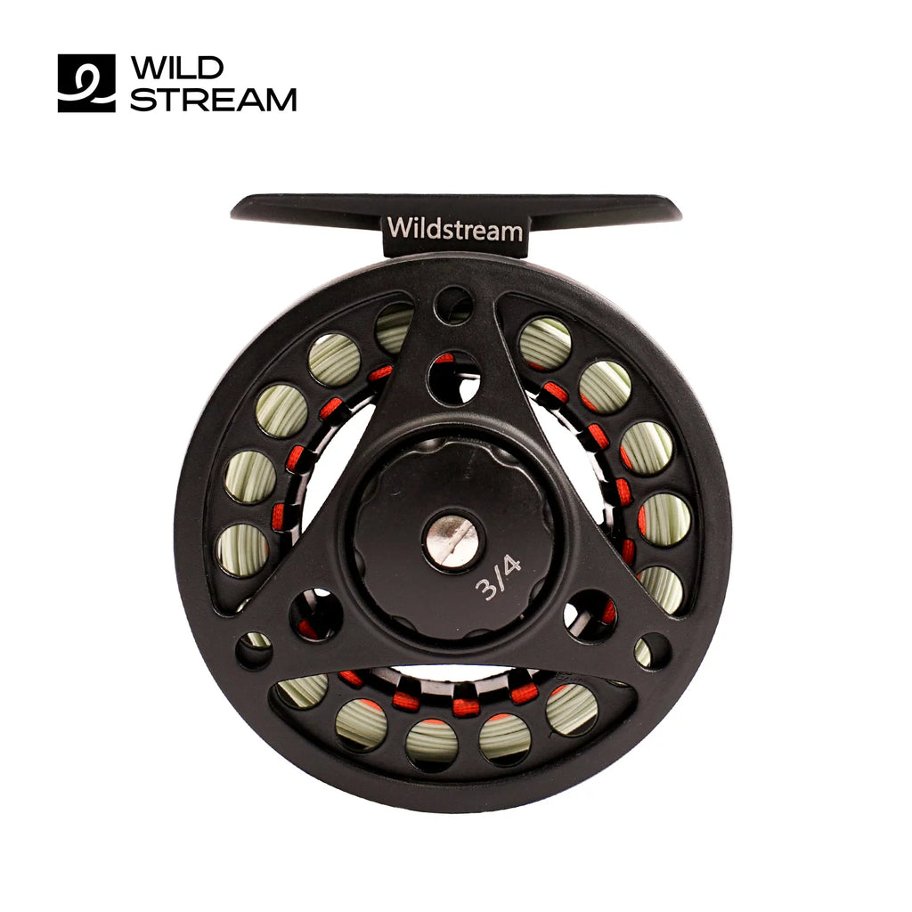Wildstream aluminum alloy fly fishing reel combo with fly fishing line set - specifically for fly fishing rods - De | ZHUSROD