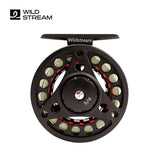 Wildstream aluminum alloy fly fishing reel combo with fly fishing line set - specifically for fly fishing rods
