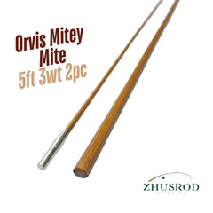 Orvis Mitey Mite 5ft 3wt - Blanks en bambou pour la construction de cannes à mouche - 2 pièces