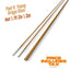 Paul H. Young Driggs River Bamboo Rod Blank - Tonkin Cane with Nickel Silver Ferrules | ZHUSROD