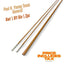 Paul H. Young Texas General Bamboo Rod Blank - Tonkin Cane with Nickel Silver Ferrules | ZHUSROD