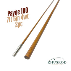 Payne 100 7ft6in 4wt - Blanks en bambou pour la construction de cannes à mouche - 2 pièces