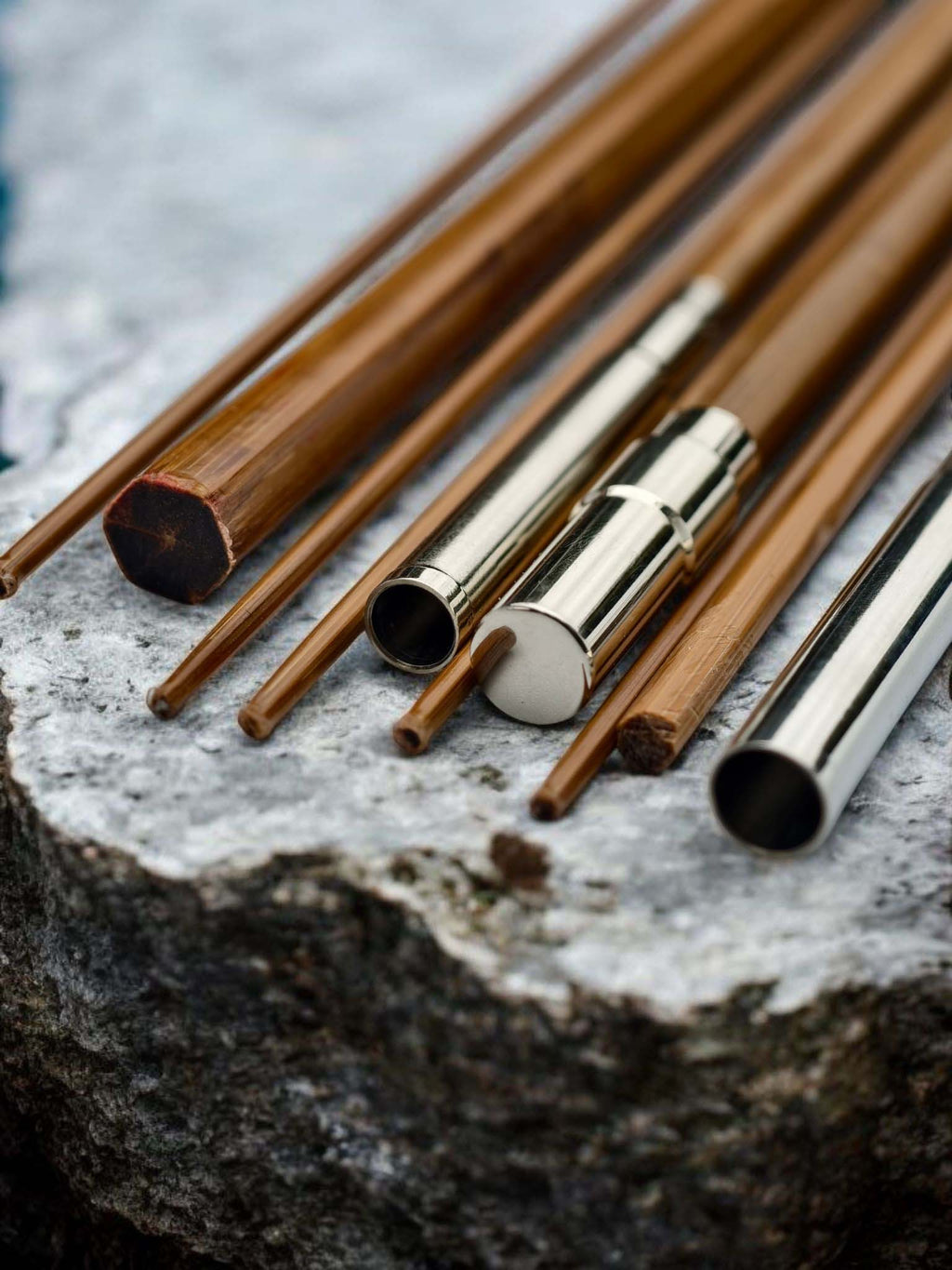 Orvis Battenkill Deluxe Bamboo Rod Blank - Tonkin Cane with Nickel Silver Ferrules - Lifestyle View | ZHUSROD