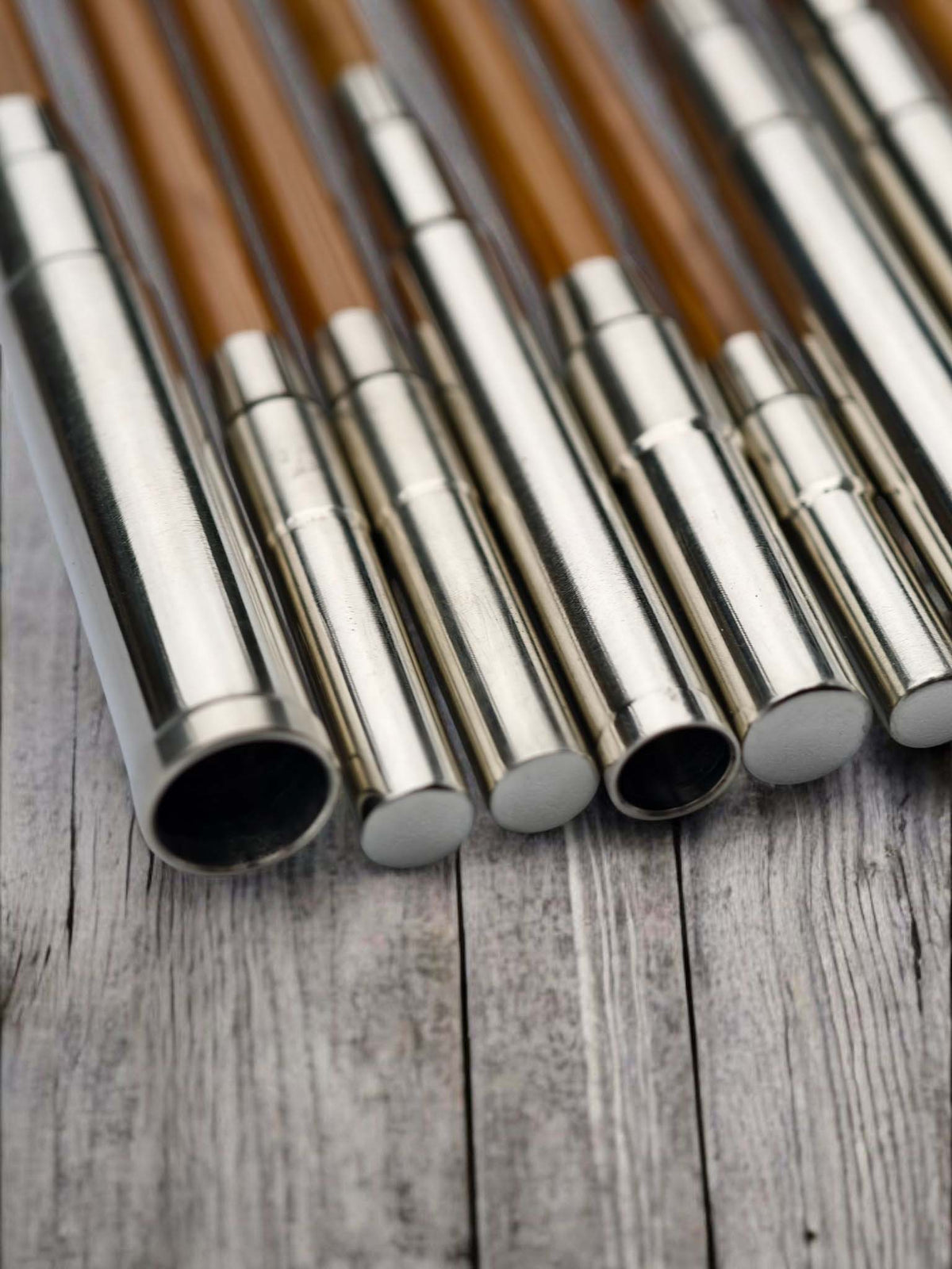 Orvis Battenkill Deluxe Bamboo Rod Blank - Tonkin Cane with Nickel Silver Ferrules - Angle View | ZHUSROD