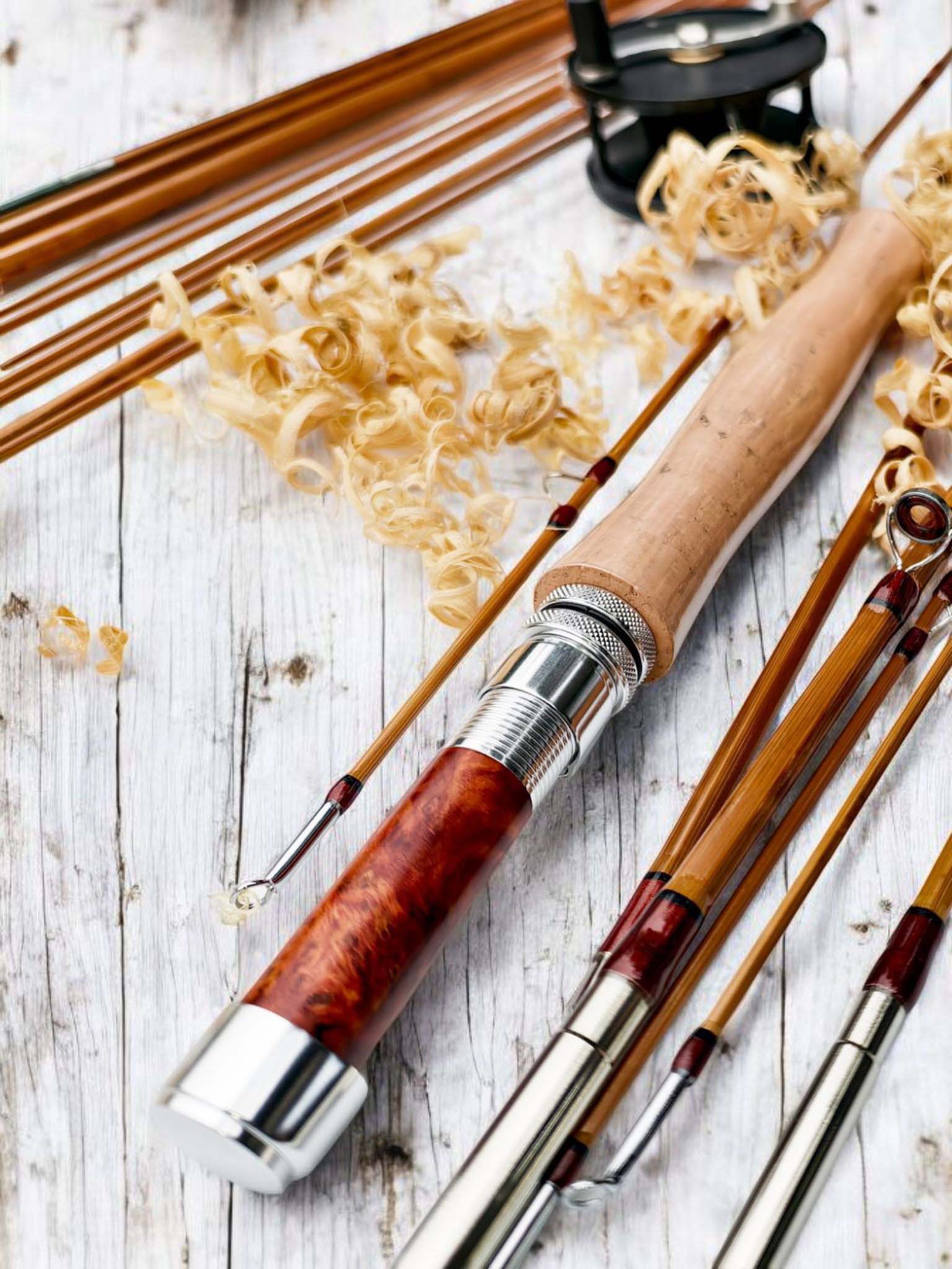 Handcrafted Bamboo Fly Rod 3wt | Orvis Mitey Mite | Dry Fly Taper | Brook Trout & Tight Streams | Dry Flies | 5ft 2pc