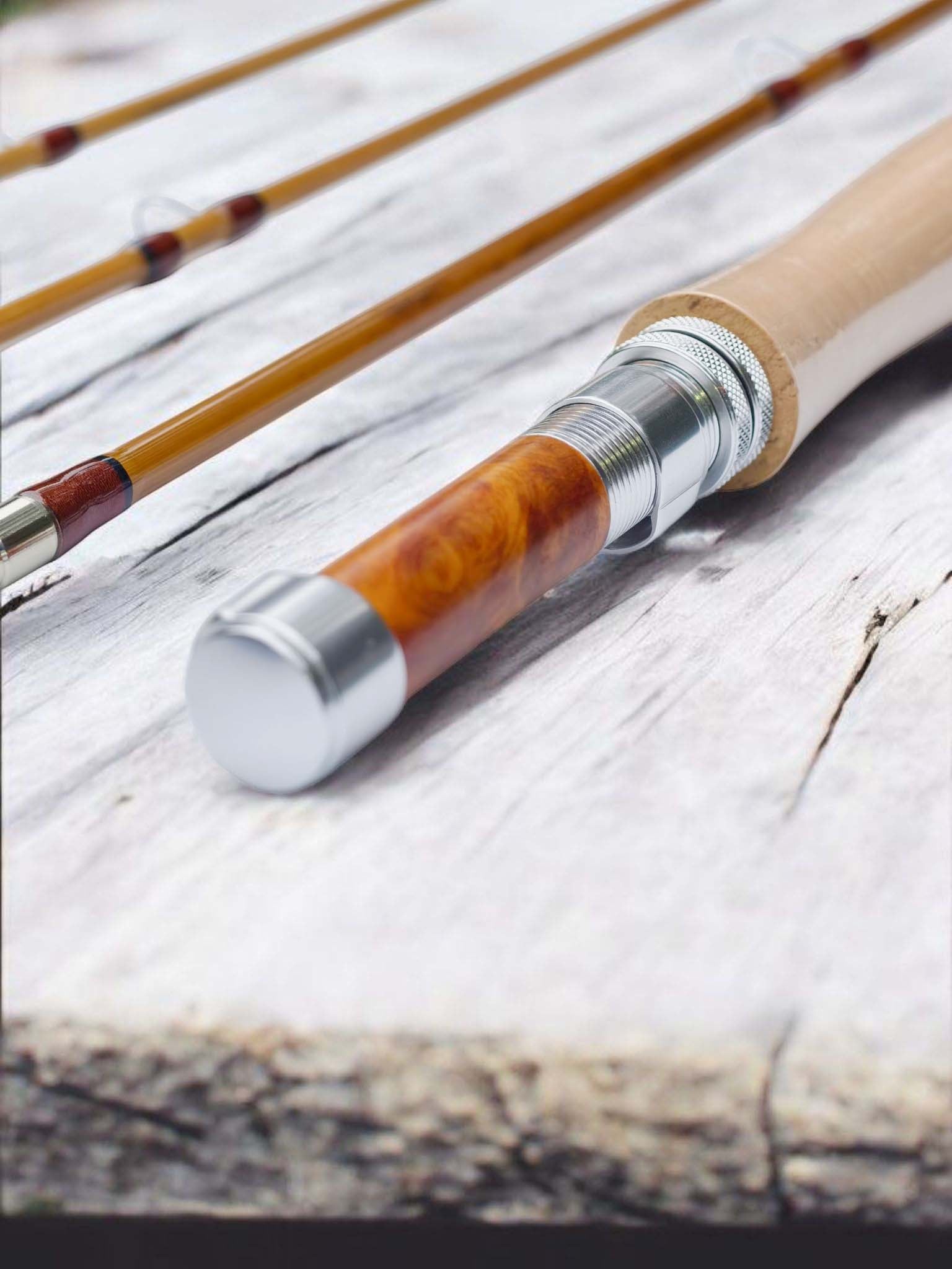 Handcrafted Bamboo Fly Rod 3wt | Orvis Mitey Mite | Dry Fly Taper | Brook Trout & Tight Streams | Dry Flies | 5ft 2pc