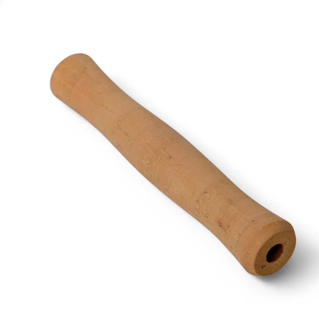 - Fly Rod Pure Cork Handle - Full Well Design - 15cm Length 9mm ID - 21mm Reel Seat Compatible - Side View | ZHUSROD