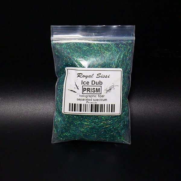 Royal Sissi 15-Color Prism Ice Dubbing Fiber, Iridescent Synthetic Fly Tying Materials for Nymphs and Streamers, Pr | ZHUSROD
