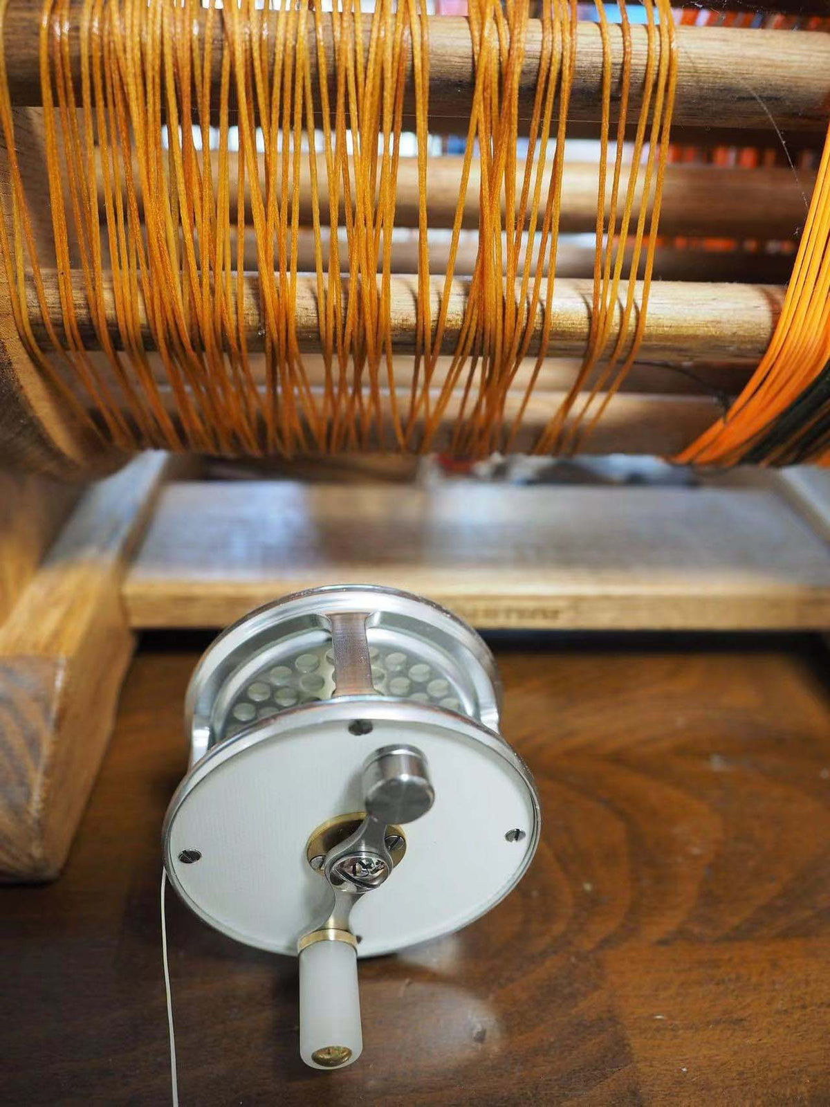 ZHUSROD Natural Silk Fly Line - Double Taper Handwoven Floating Line - Detail | ZHUSROD