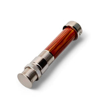 ZHUSROD | Fliegenrollenhalter aus Naturholz und eloxiertem Aluminium | Down-Locking-Design | 20 g leicht | 94 mm Präzisionsgröße