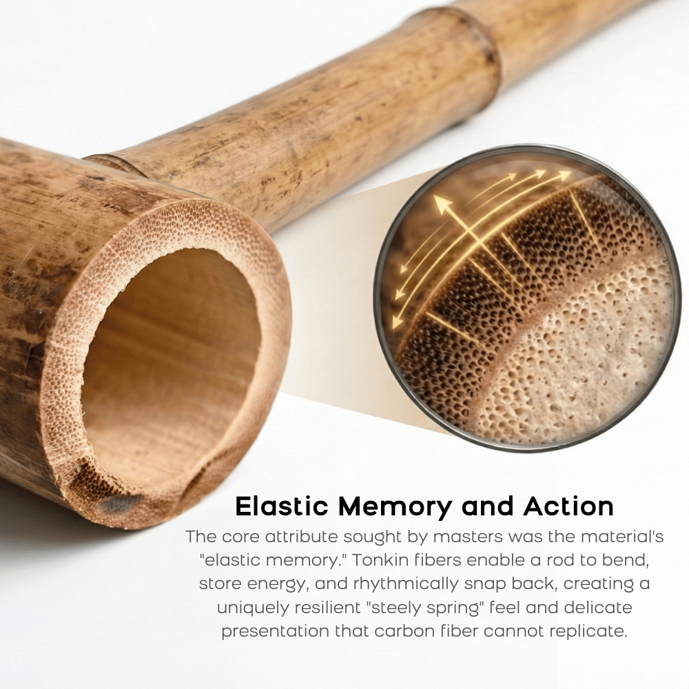 Close-up of bamboo split cane for custom fishing rods