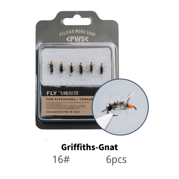 PWS Premium Hand-Tied Fly Fishing Flies Assortment - Dry Flies, Nymphs, Woolly Buggers for Trout Bass Panfish - Tenkara & Fly Fishing Lures Kit #4-#20