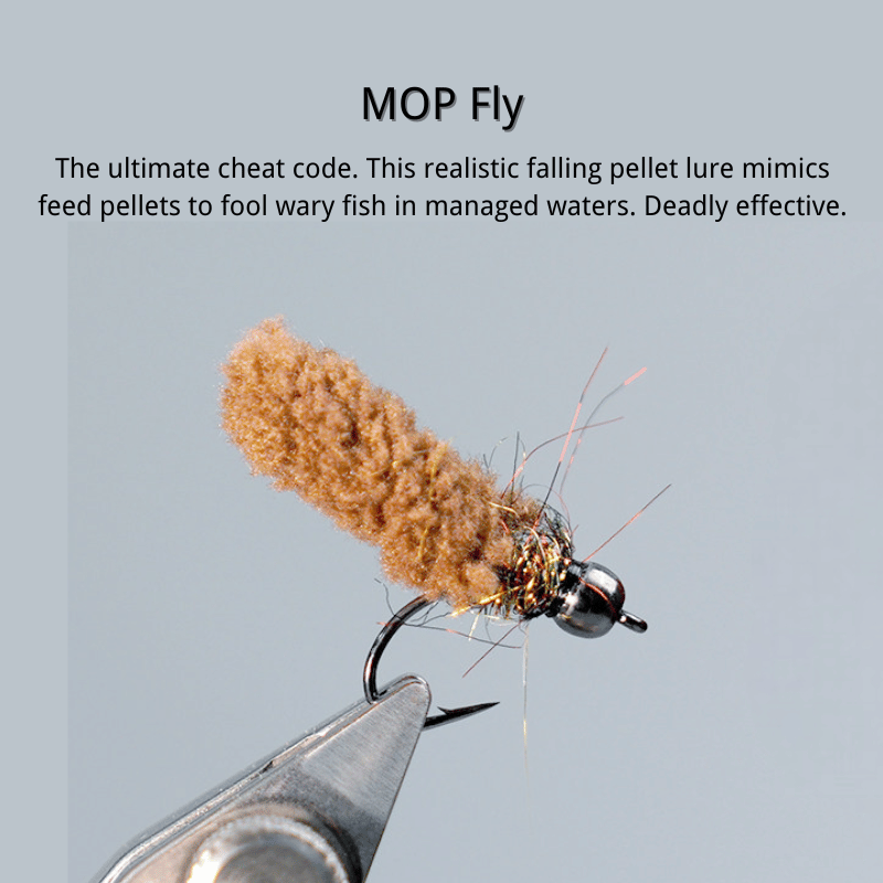 PWS Premium Hand-Tied Fly Fishing Flies Assortment - Dry Flies, Nymphs, Woolly Buggers for Trout Bass Panfish - Tenkara & Fly Fishing Lures Kit #4-#20
