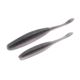 BROKEN RIVER Soft Plastic Stick Baits - 10pcs Dual-Density Salted Bass Fishing Lures, High-Frequency Micro-Shake Worms, Scented Slow Sinking Senko Style Baits for Texas & Wacky Rig