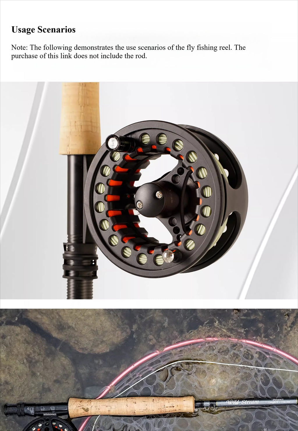 Wildstream aluminum alloy fly fishing reel combo with fly fishing line set - specifically for fly fishing rods - Fe | ZHUSROD