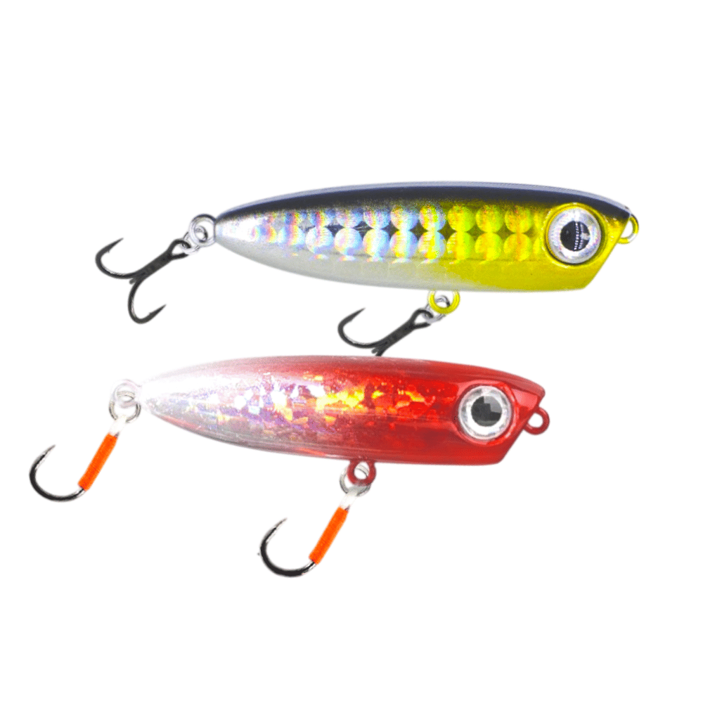 Topwater Pencil Lure 1.77" 0.12oz Popper Zigzag Action 4X Strong Hook Trout Bass | ZHUSROD Main image