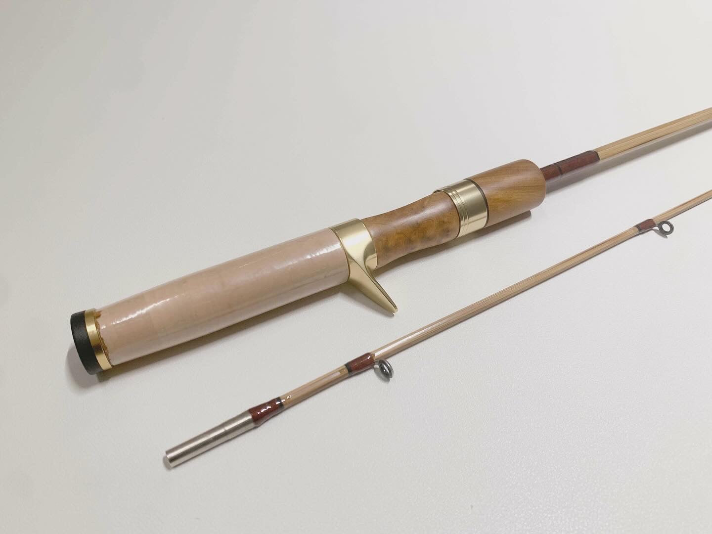 ZHUSROD Bamboo Spinning Rod UL - 2 piece/1tip