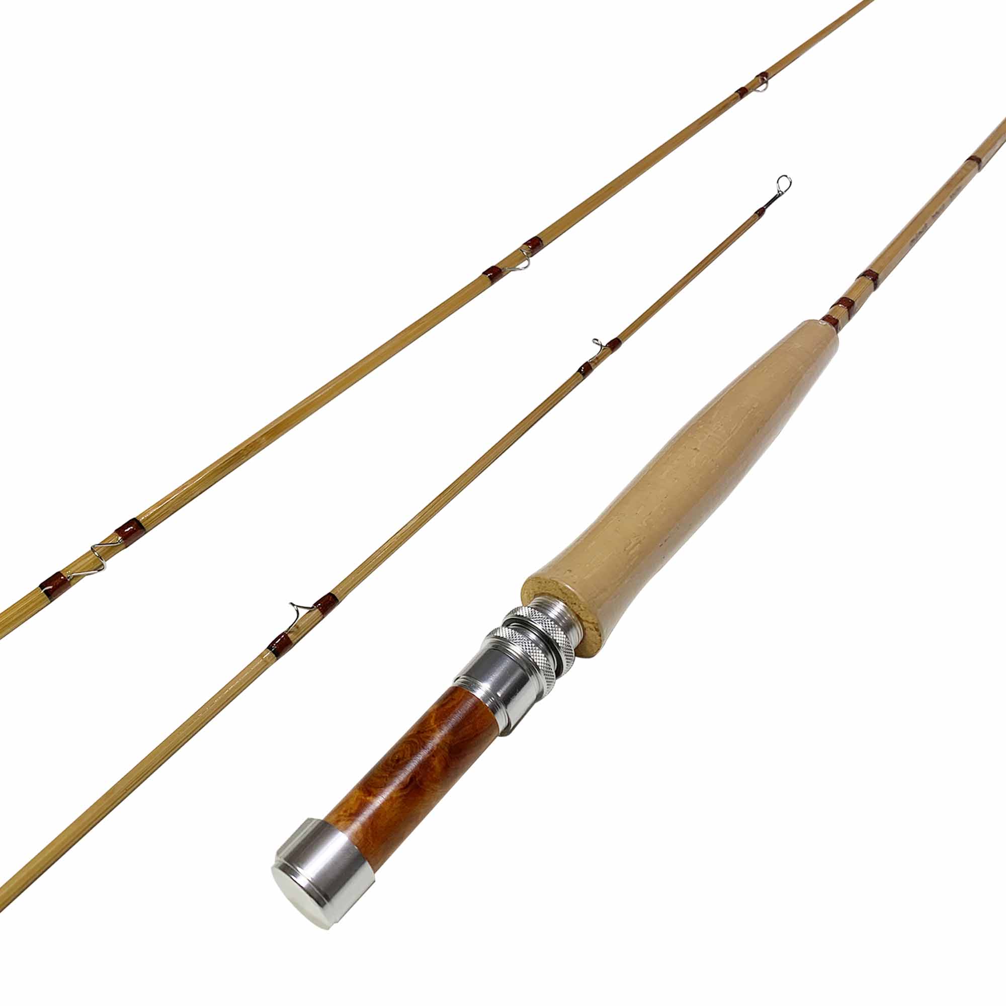 Paul H. Young Driggs River #2 Taper - 7ft 2in 5wt - Canne à mouche en bambou avec étui - 2 pièces