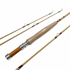 ZHUSROD Hardy Marvel – 7ft 6in 4wt – Bambus-Fliegenrute mit Tragetasche – 3-teilig