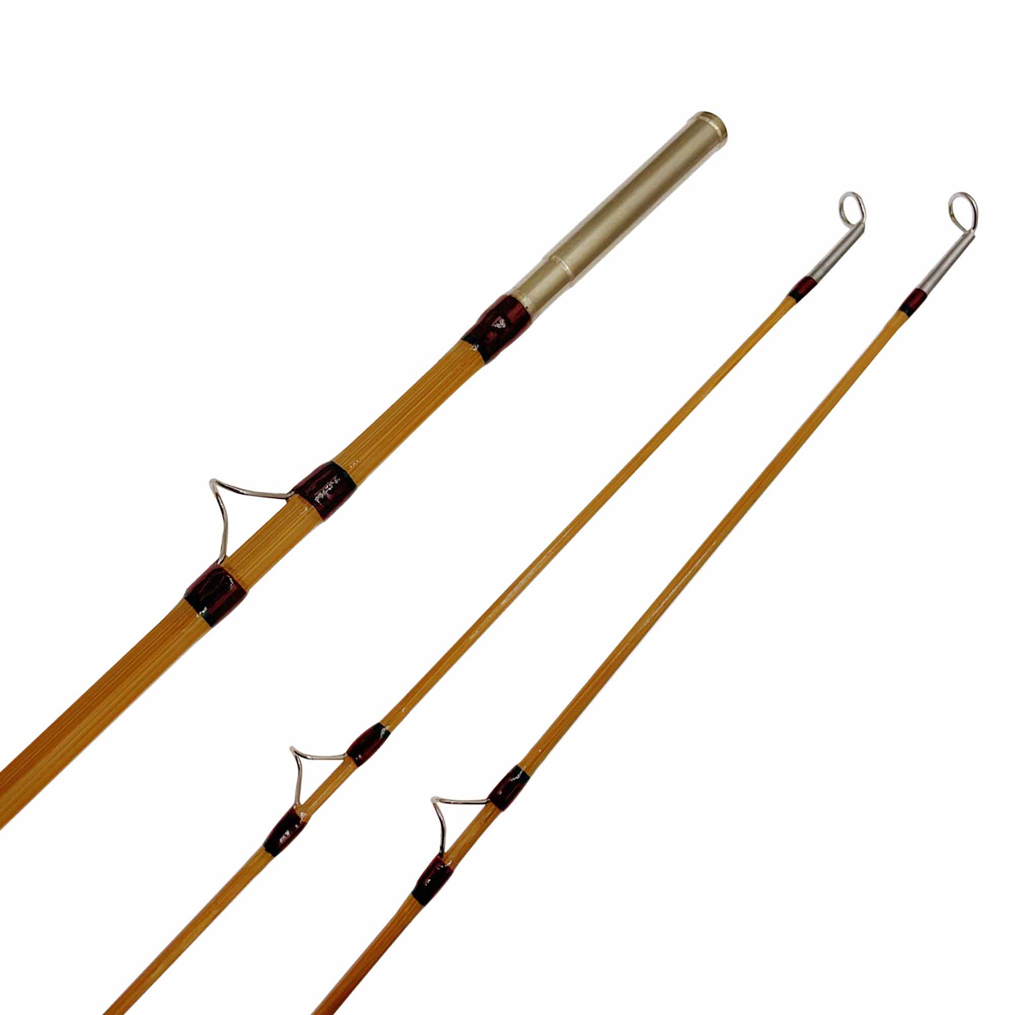 Paul H. Young Brightwater Taper - 7 pieds 6 pouces 4wt - Canne à mouche en bambou avec étui - 2 pièces