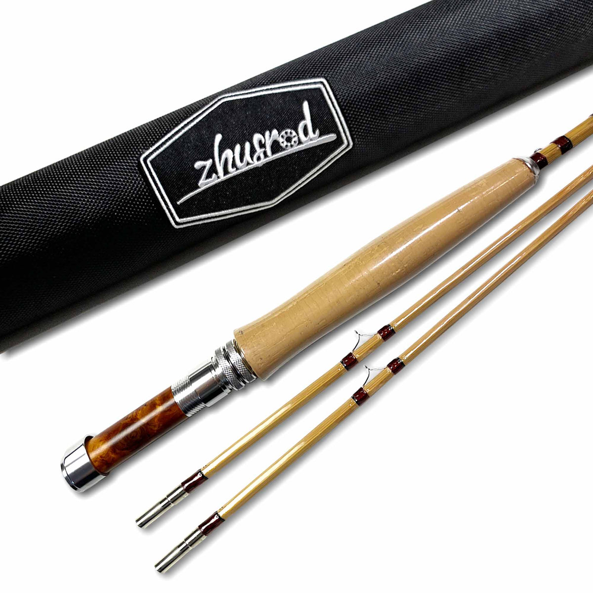 Paul H. Young Perfectionist Taper – 7ft 6in 4wt – Bambus-Fliegenrute mit Etui – 2-teilig