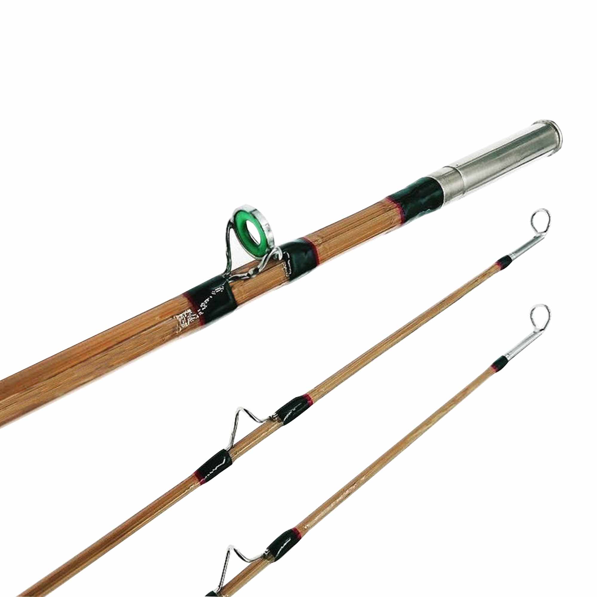 ZHUSROD Paul Young para 11 – 9ft 4in 8wt – Bambus-Fliegenrute mit Tragetasche – 3-teilig