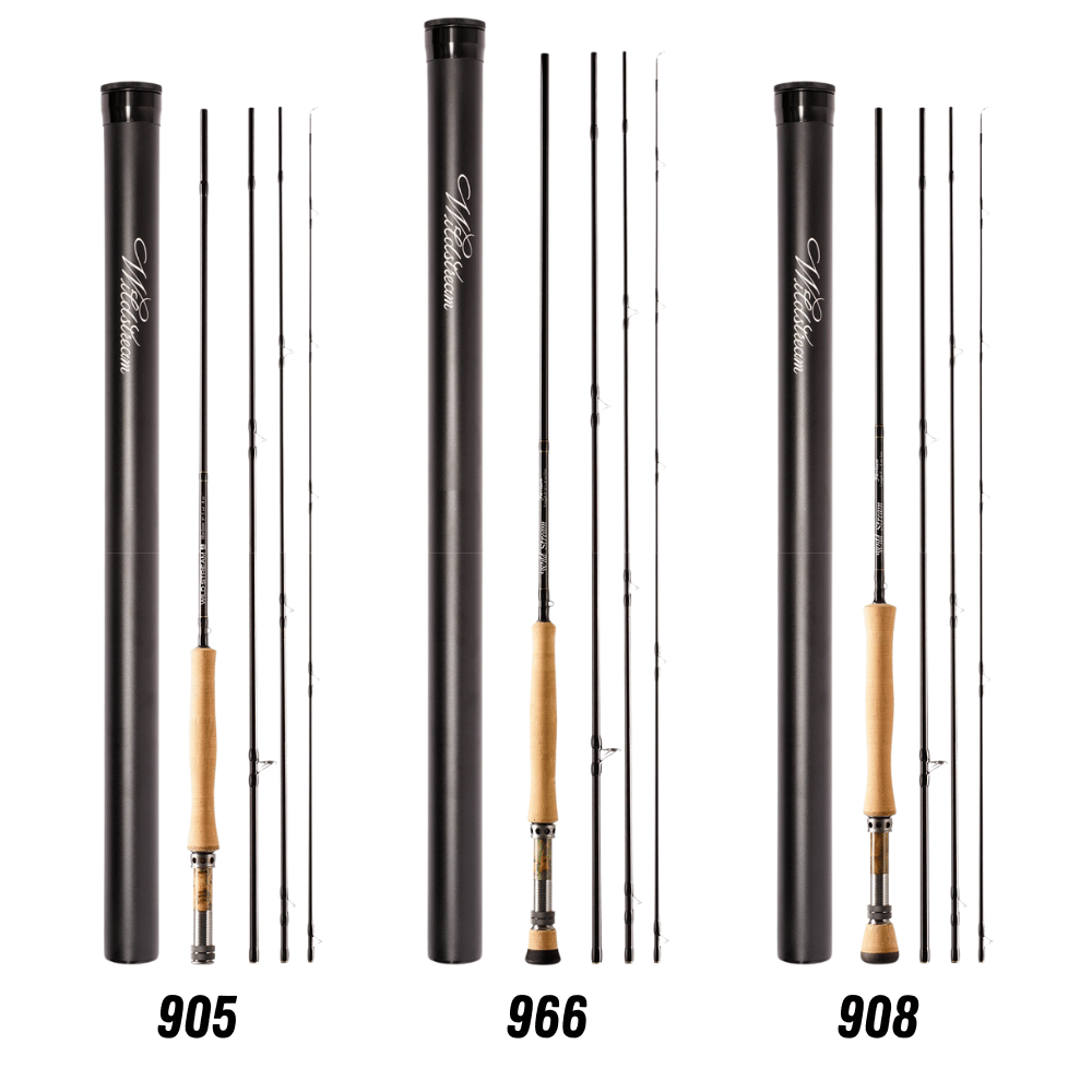Wildstream Horizon Fly Fishing Rod, 40T+46T High Modulus Carbon Fiber, Fast Action 4-Section Stream Rod with 5A Portuguese Cork Handle & Natural Cedar Reel Seat