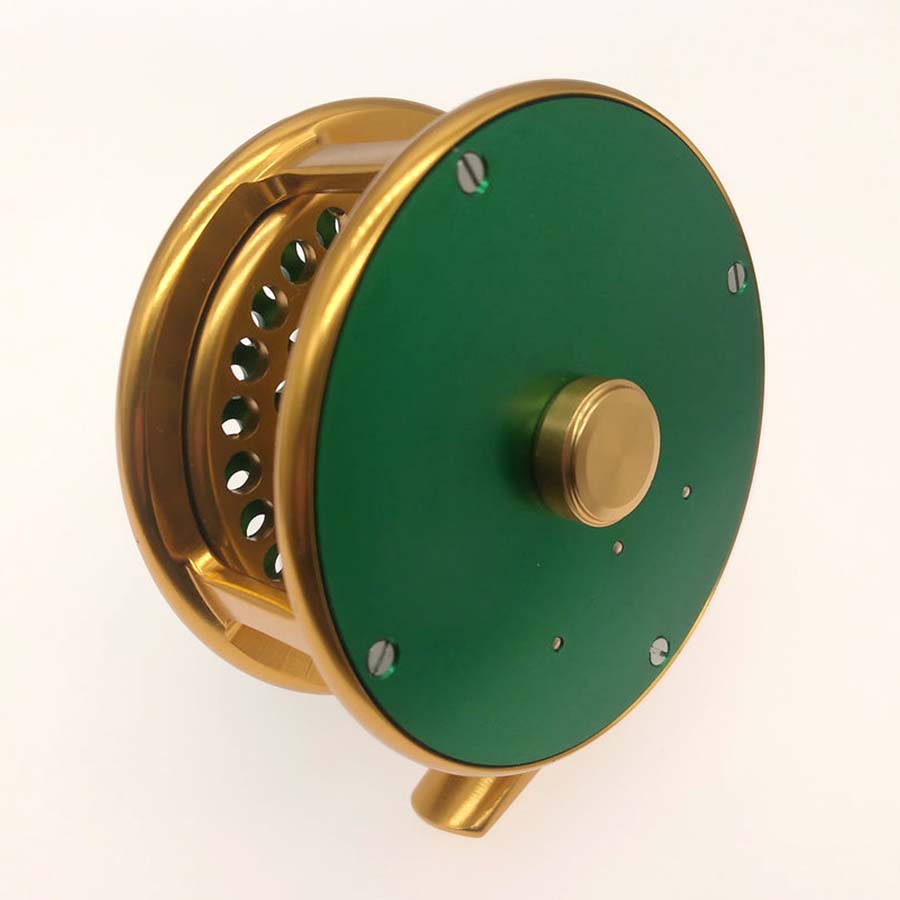 ZHUSROD Retro Trout Reels Corrosion Resistant for Saltwater and Freshwater with Fly Reel Bag