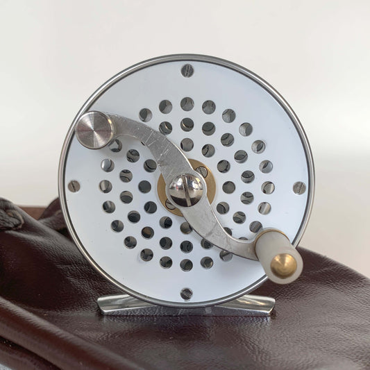 ZHUSROD Retro Trout Reels Corrosion Resistant for Saltwater and Freshwater with Fly Reel Bag