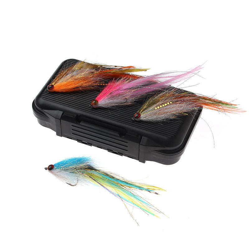 8Pcs Hand-Tied Streamer Fly Fishing Lures Kit, 5.5 Large Fly Flies for Pike Bass Salmon Trout, Realistic 3D Eyes & | ZHUSROD