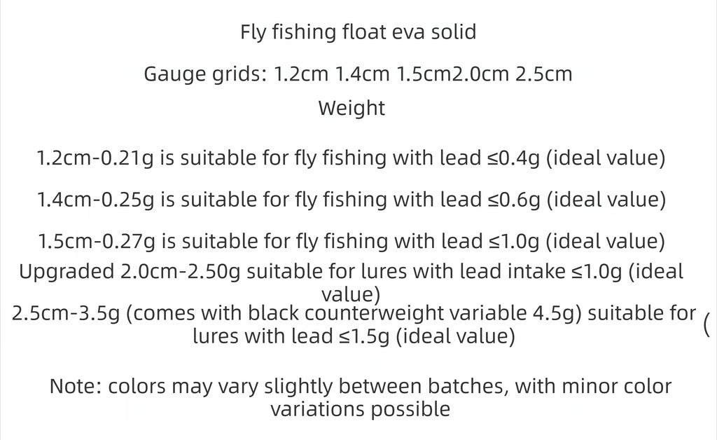 Fly Fishing Art Gallery EVA Foam Strike Indicators - Quick Release Fly Fishing Floats, High Visibility Floating Bal | ZHUSROD