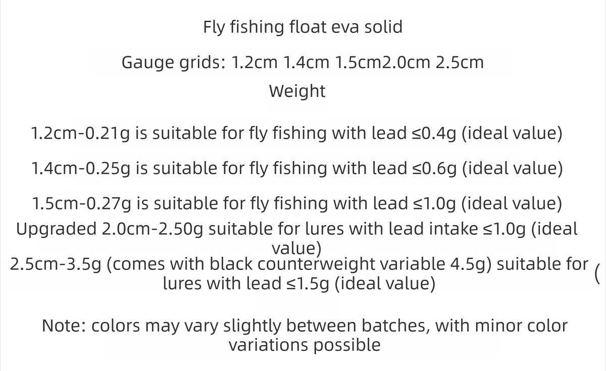 Fly Fishing Art Gallery EVA Foam Strike Indicators - Quick Release Fly Fishing Floats, High Visibility Floating Bal | ZHUSROD