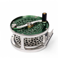 Moulinets à truite rétro ZHUSROD résistants à la corrosion pour eau salée et eau douce avec sac pour moulinet à mouche