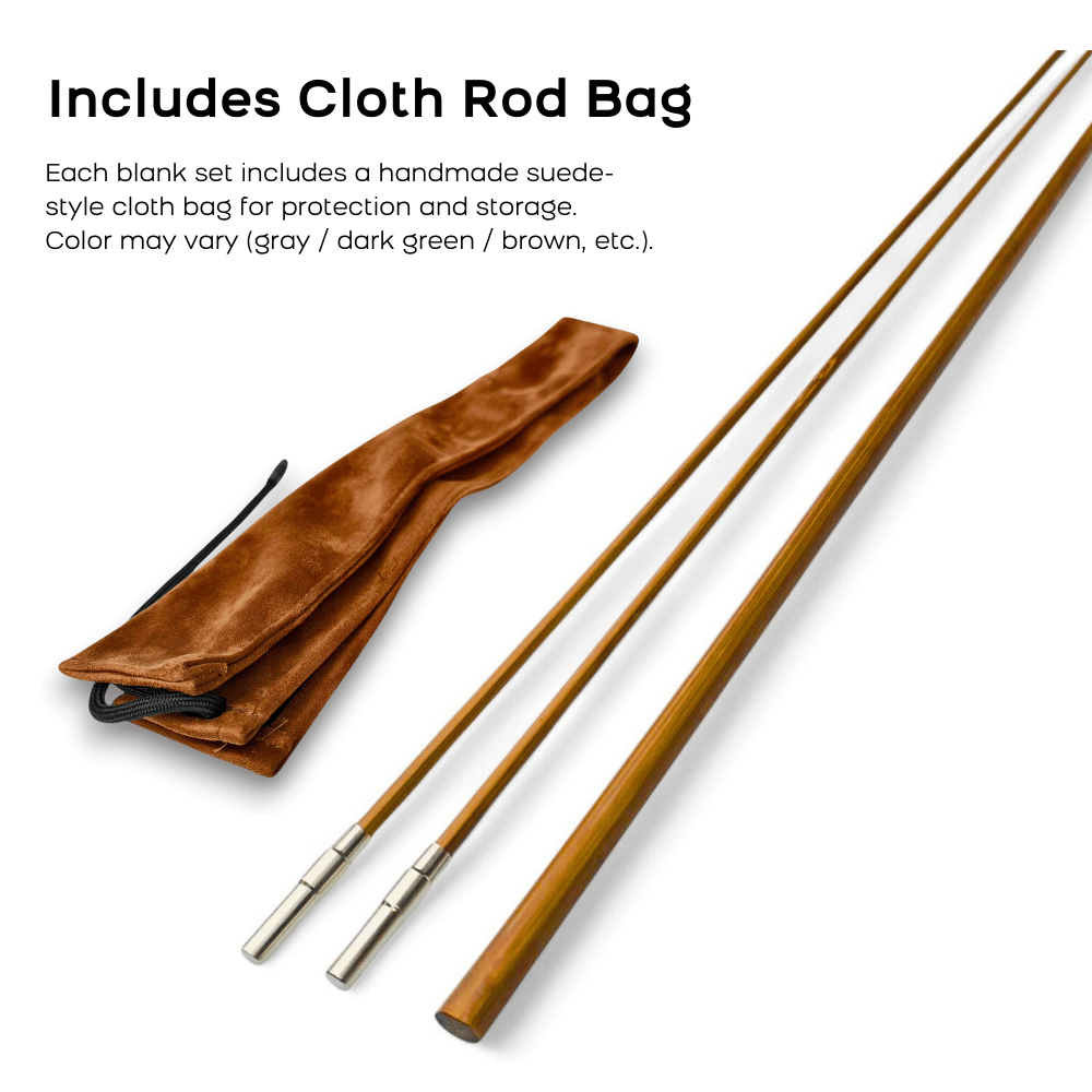 Blank detail image 7 - F.E. Thomas Special 7ft 3wt 2-Piece Bamboo Fly Rod Blank