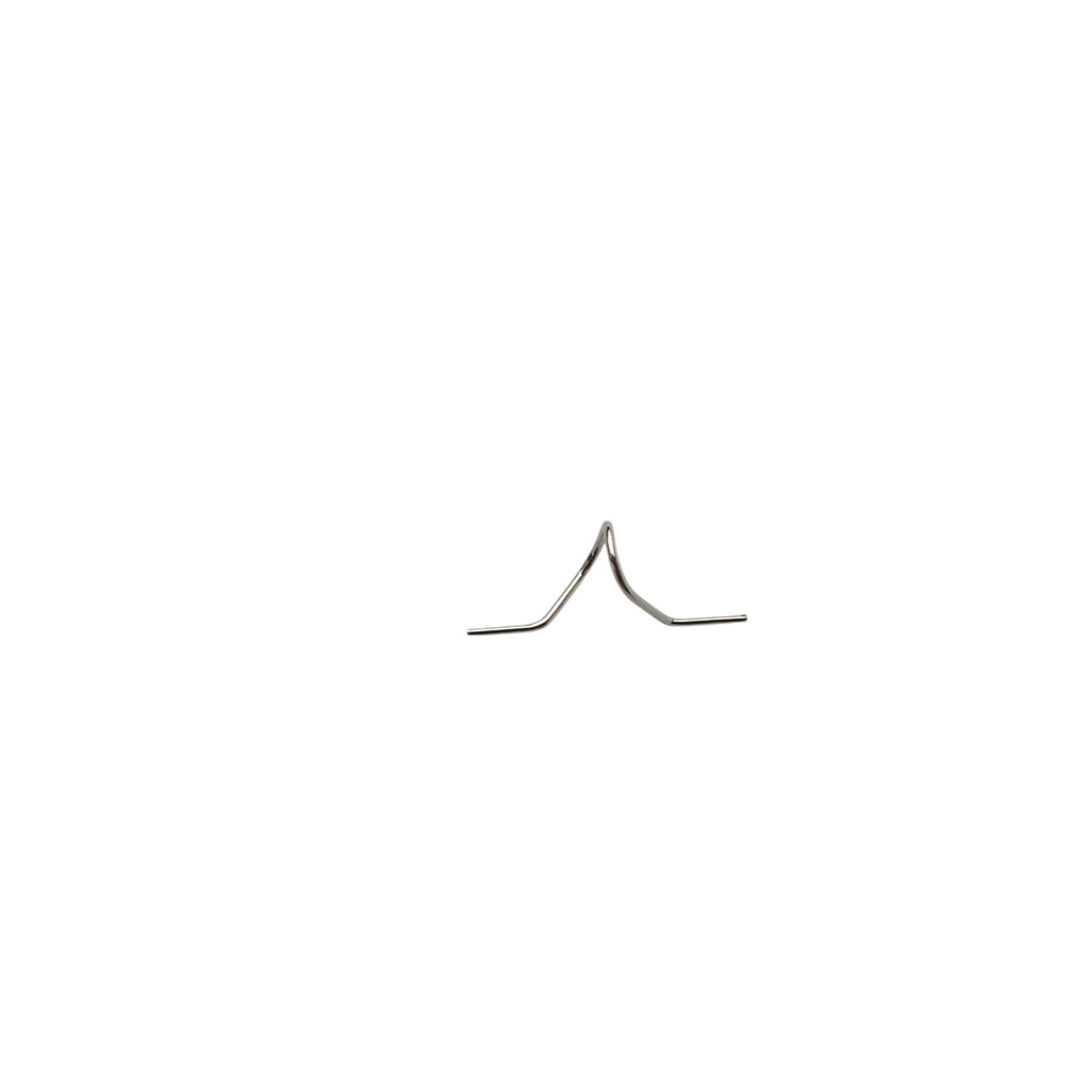 ZHUSROD silver fly rod hook holder, also called a hook keeper