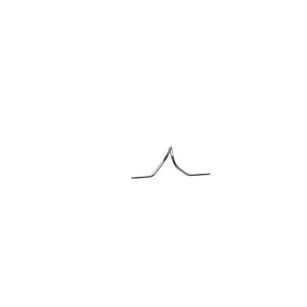 ZHUSROD silver fly rod hook holder, also called a hook keeper
